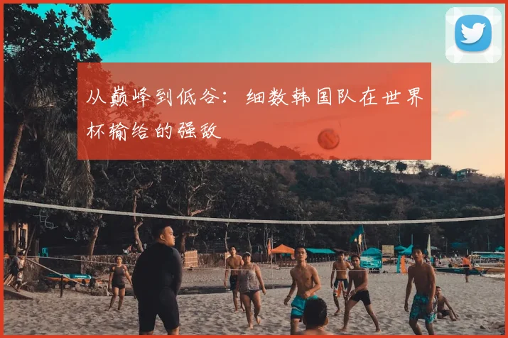 从巅峰到低谷:细数韩国队在世界杯输给的强敌